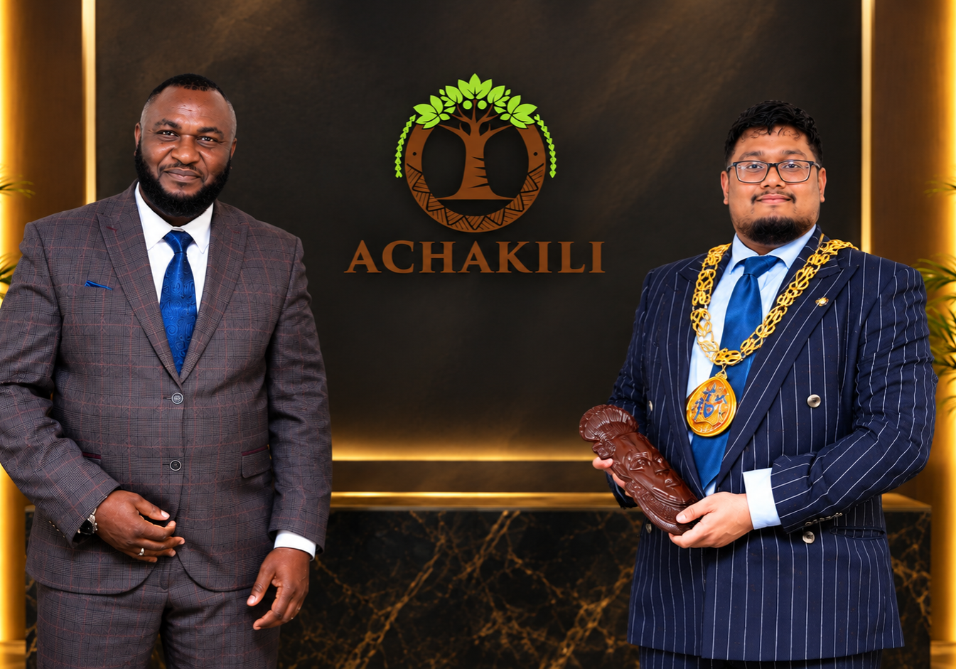Mirrored Achakili Ceremonial Brand Portrait